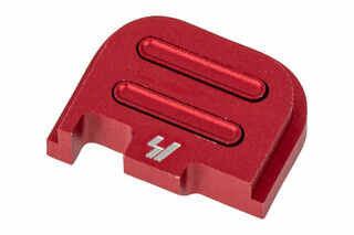 Strike Industries Slide Cover Plate for Glock G42 V2 with red anodized finish
